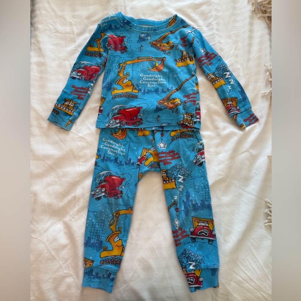 Goodnight, Goodnight Construction Site Pajamas - Blue